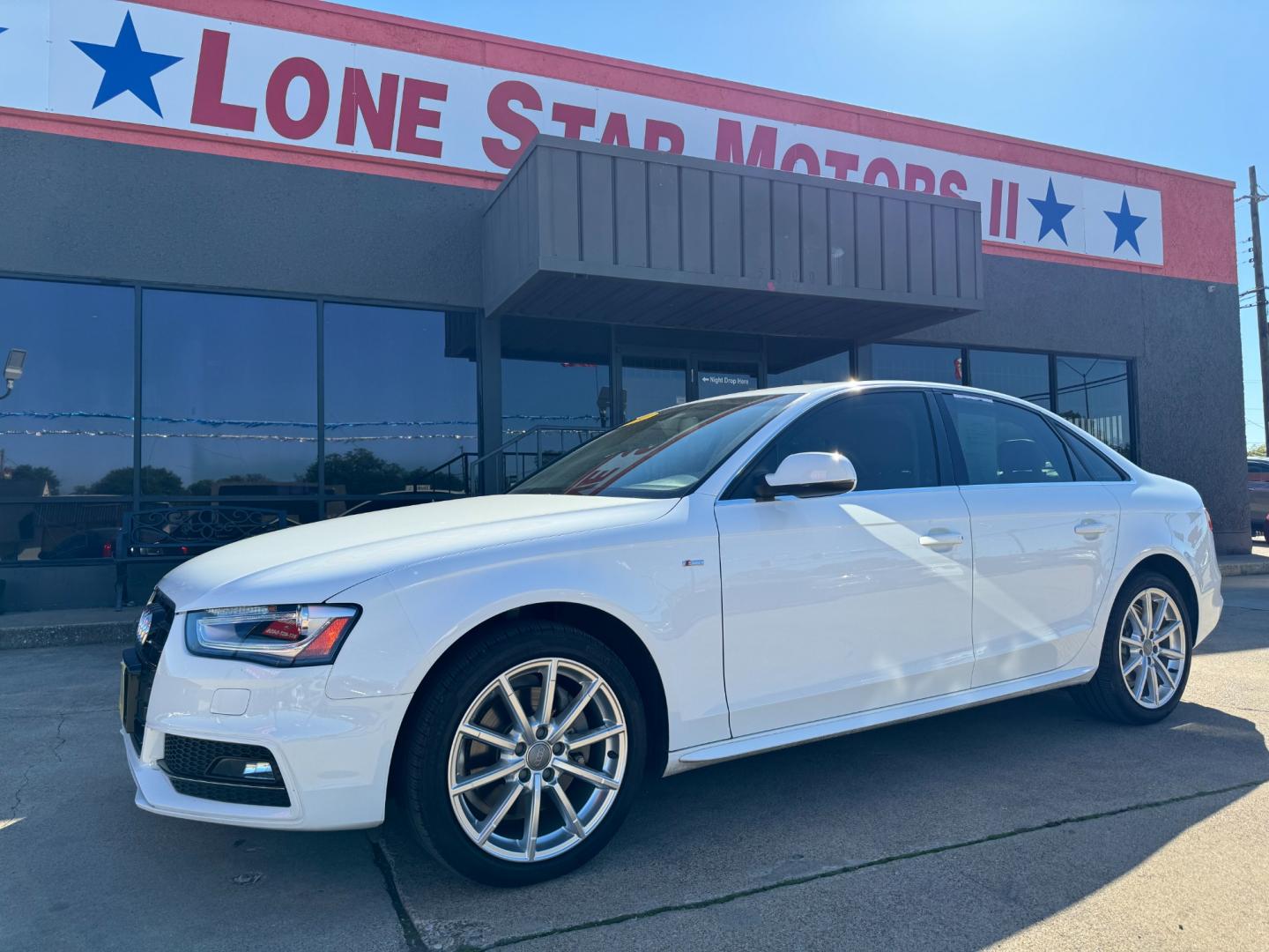 2014 WHITE AUDI A4 PREMIUM PLUS (WAUEFAFL2EN) , located at 5900 E. Lancaster Ave., Fort Worth, TX, 76112, (817) 457-5456, 0.000000, 0.000000 - Photo#0